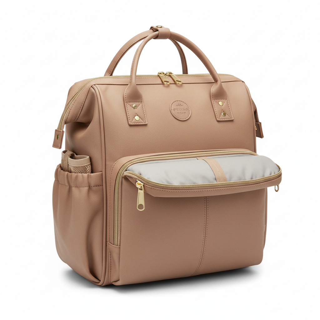 Baby Diaper Bag - Nude
