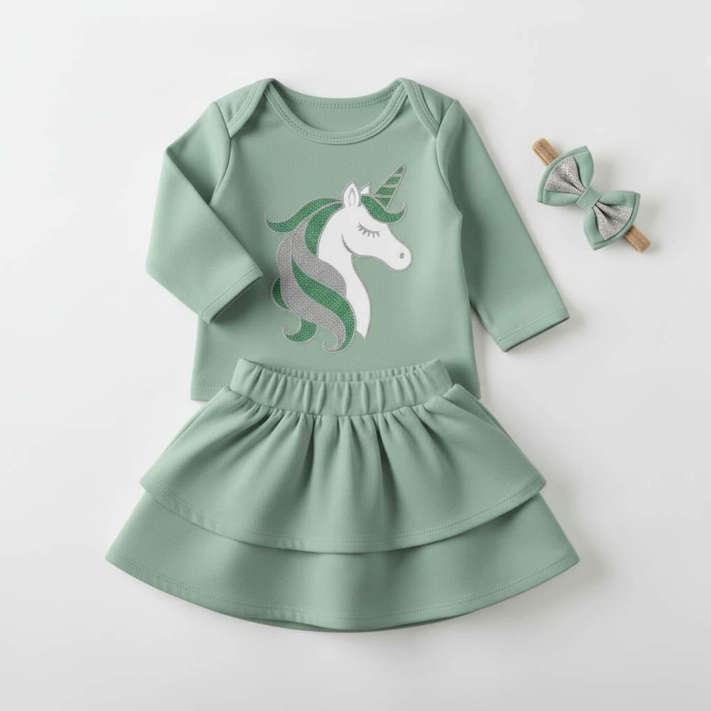 Unicorn 3 piece outfit