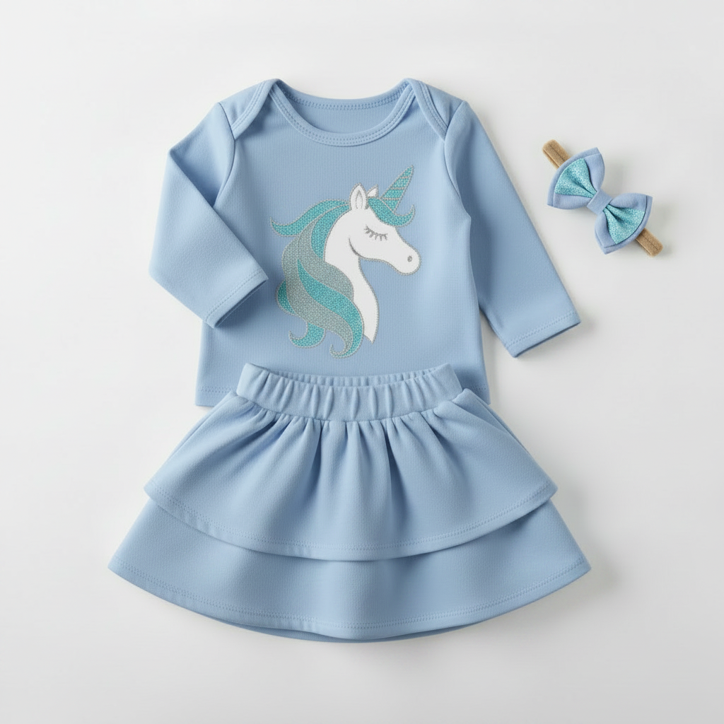 Unicorn 3 piece outfit