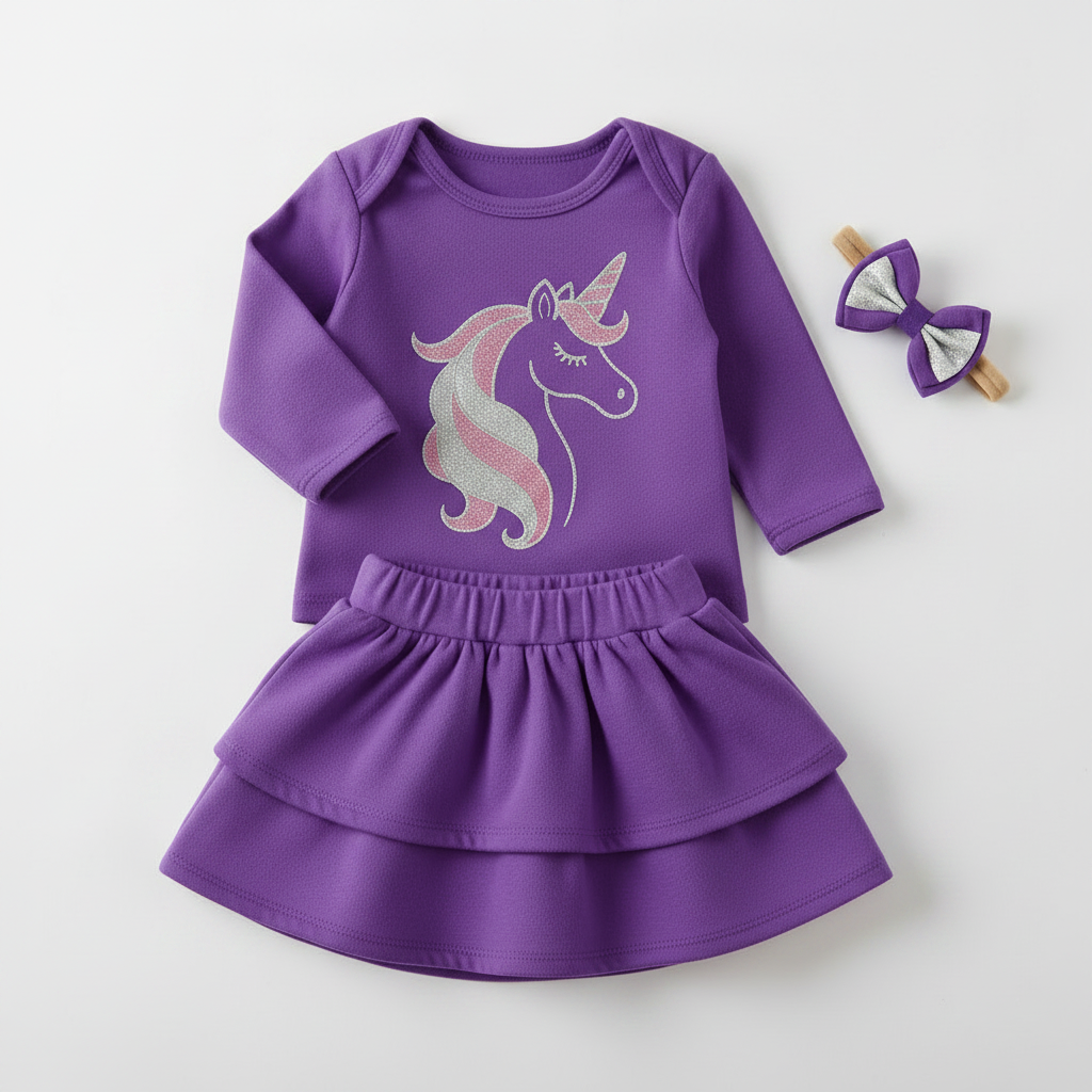 Unicorn 3 piece outfit
