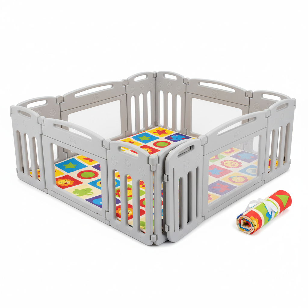 Baby Play Pen & Play Mat
