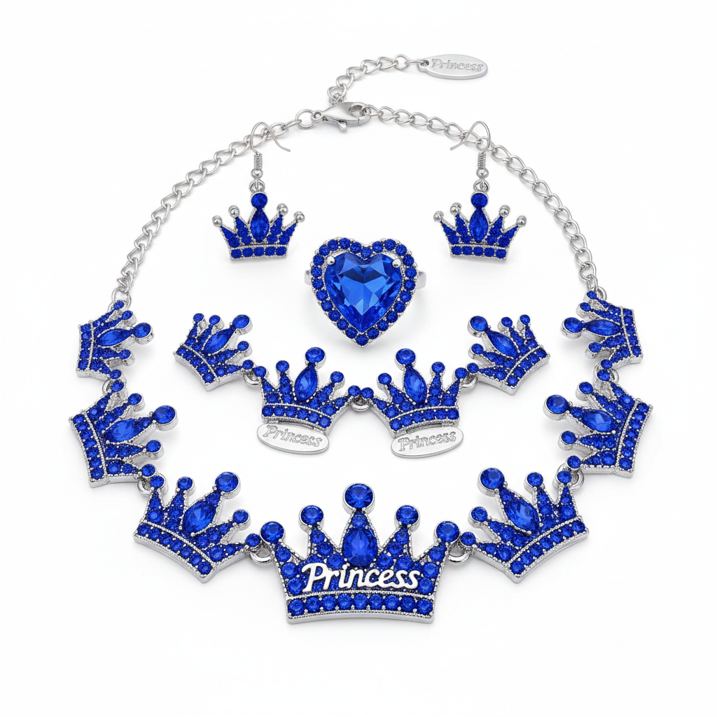 Blue Princess Jewellery Set