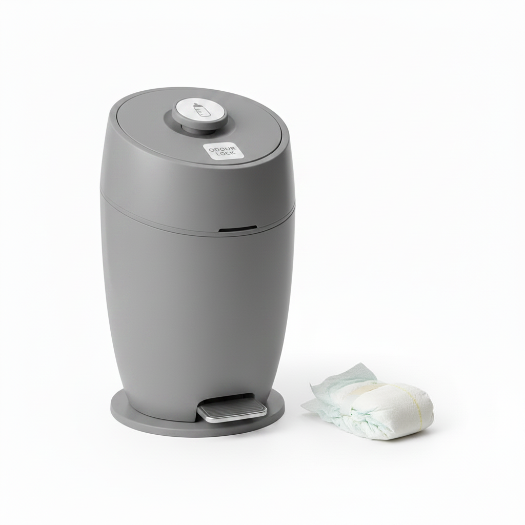 Odor-Lock Diaper Disposal Bin