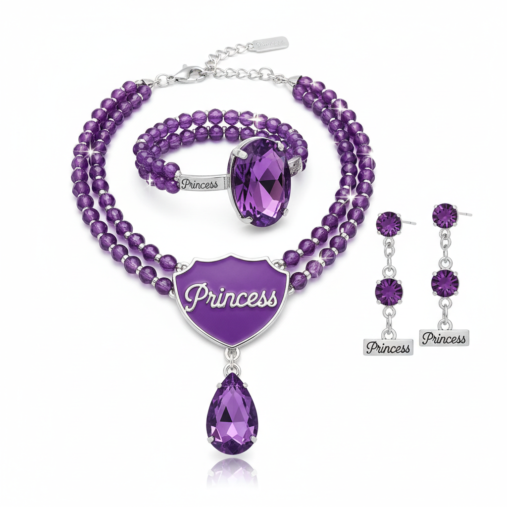 Purple Princess Jewellery Set