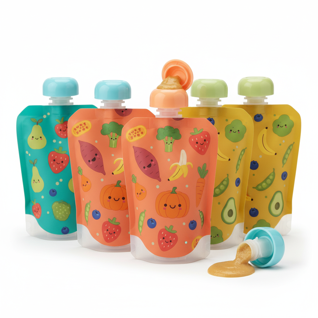 Reusable Baby Food Pouches