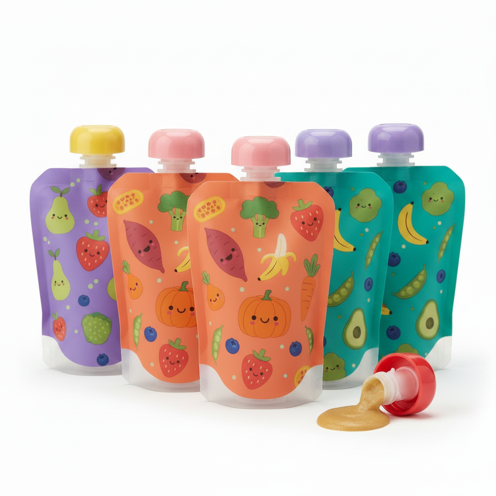 Baby food pouches/snack container