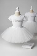 White Princess Tutu Skirt Set